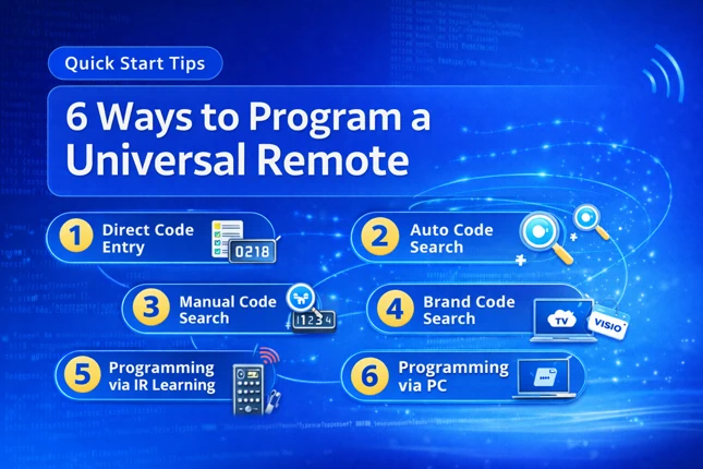 6 Methods to Program Universal Remote Controls