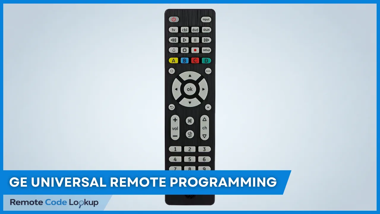 How to set up GE universal remote