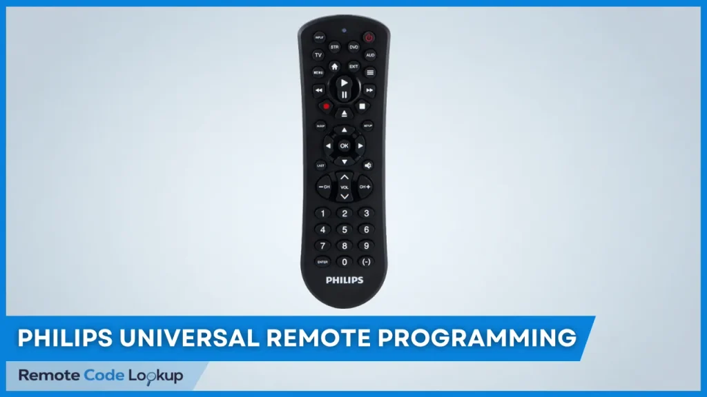 How to setup Philips universal remote without codes