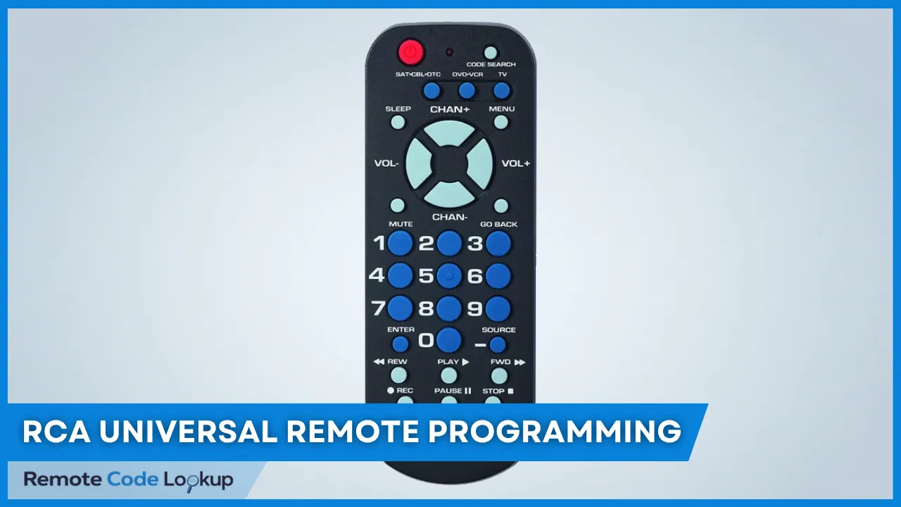How to program RCA universal remote without codes
