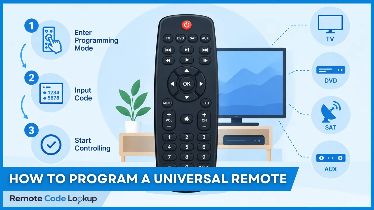 How to Program a Universal Remote Control?