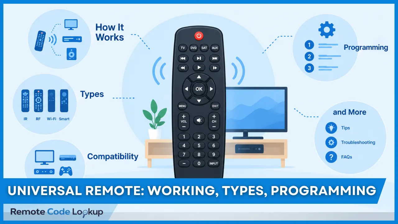 Universal Remote: How It Works, Types, Compatibility, Programming and More